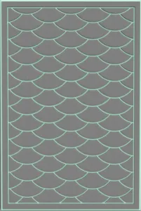 AquaTraction Fish Scale pattern sample
