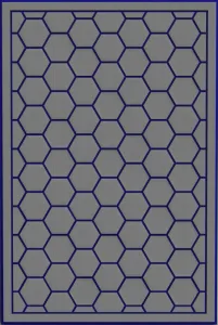 AquaTraction Hexagon pattern sample