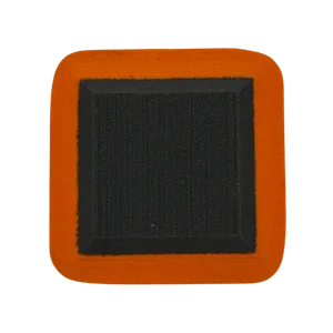AquaTraction Charcoal/Orange(6mm) color sample