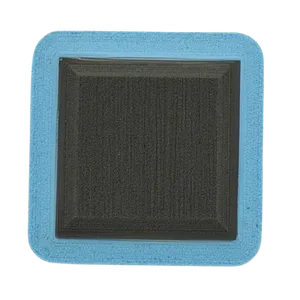 AquaTraction Dark Grey/Bashful Blue(6mm) color sample