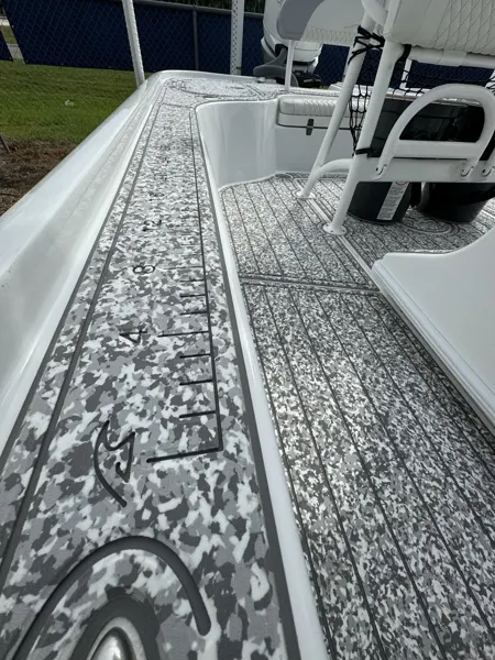 Top Deck Designs custom flooring detail photo.