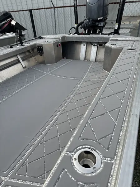 Top Deck Designs custom flooring detail photo.