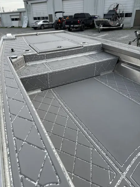 Top Deck Designs custom flooring detail photo.