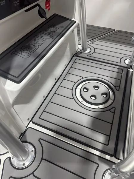 Top Deck Designs custom flooring detail photo.