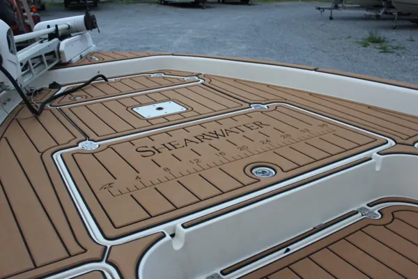 Top Deck Designs custom flooring detail photo.