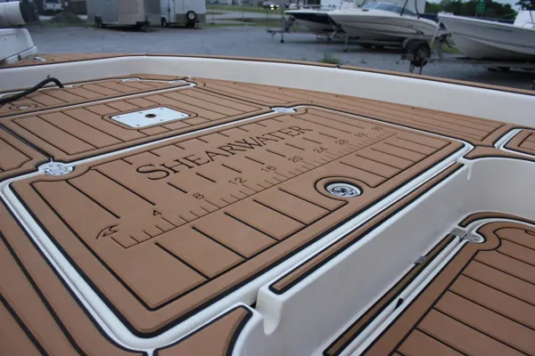 Top Deck Designs custom flooring detail photo.