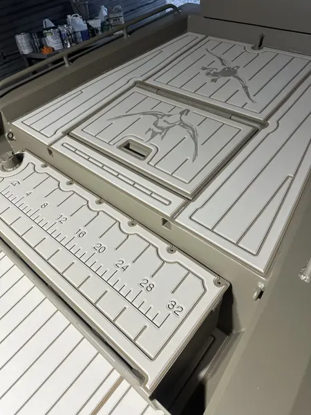 Top Deck Designs custom flooring detail photo.