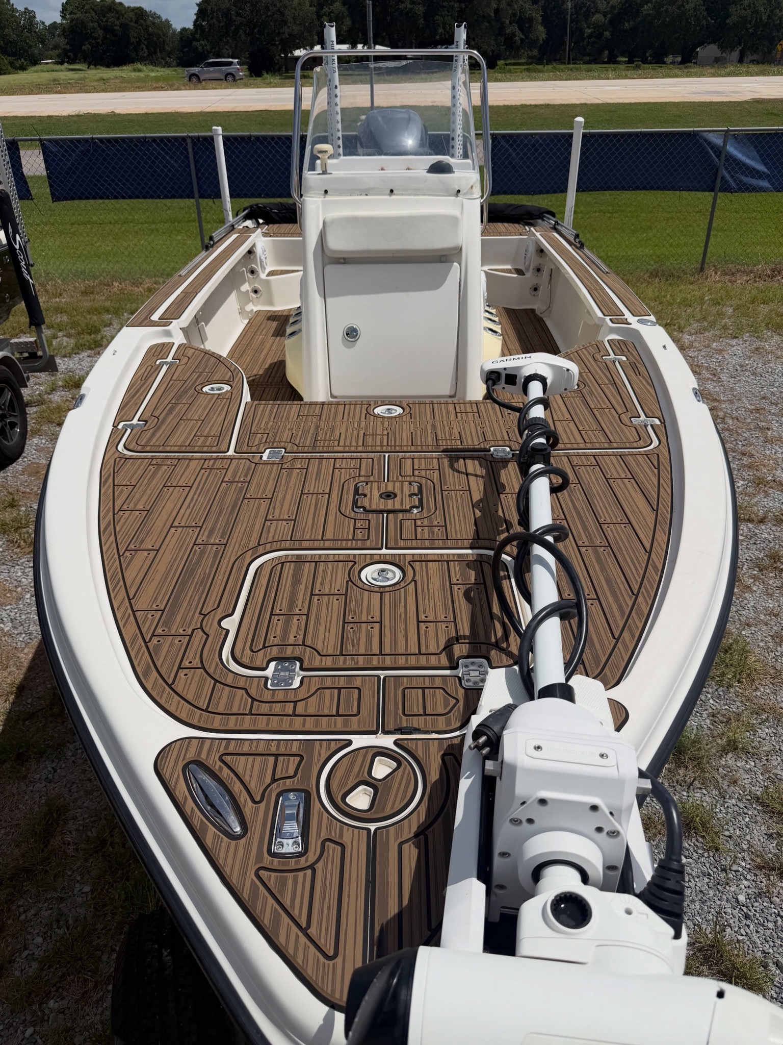 Wood-look custom marine flooring